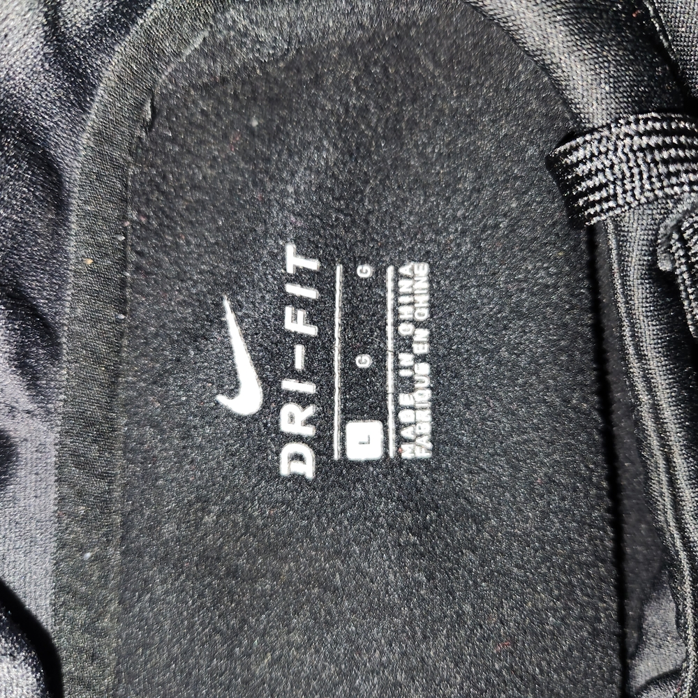 Nike Black Hoodie Sweatshirt with Large Swoosh Logo - Picture 3 of 4